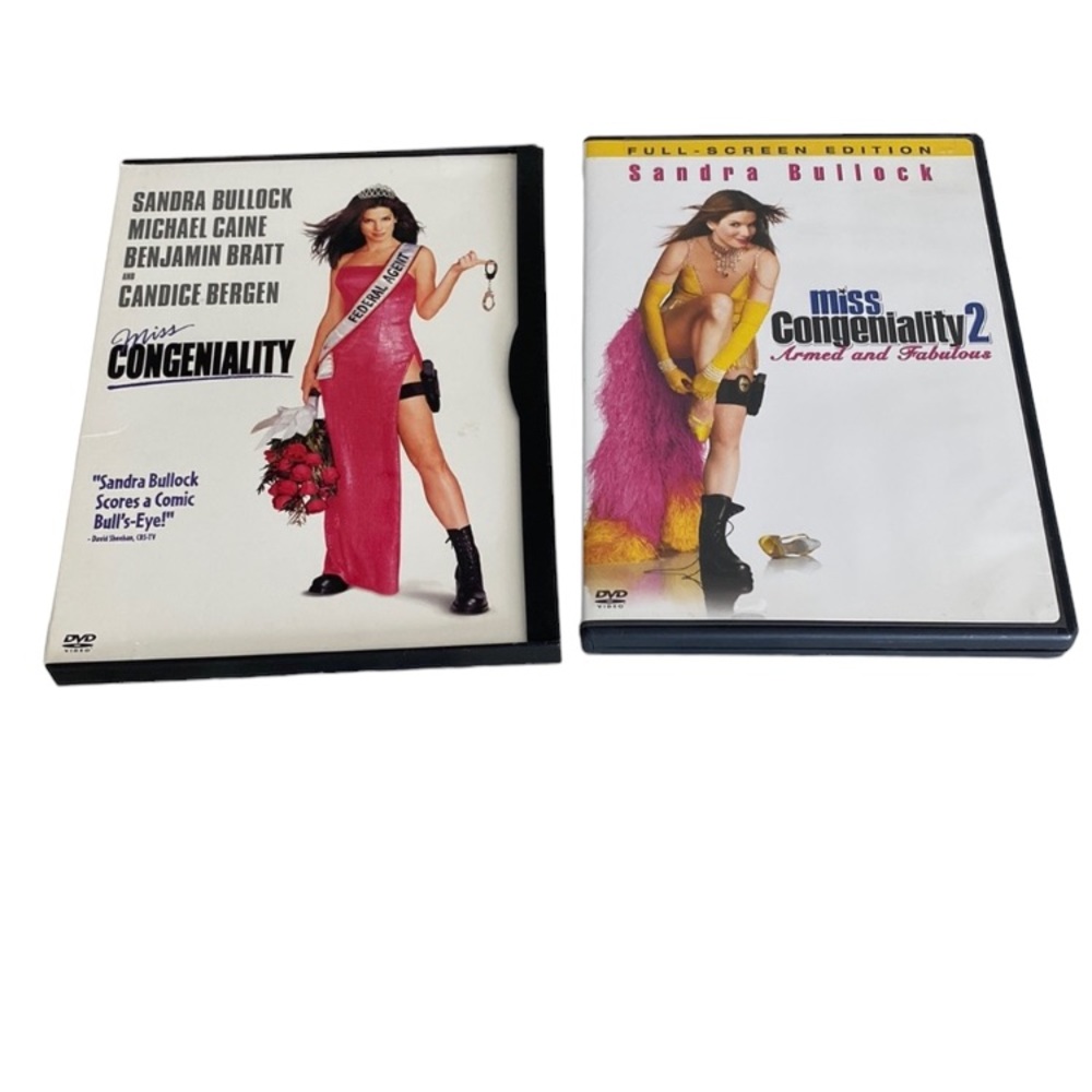 Miss Congeniality 1 & 2 DVD